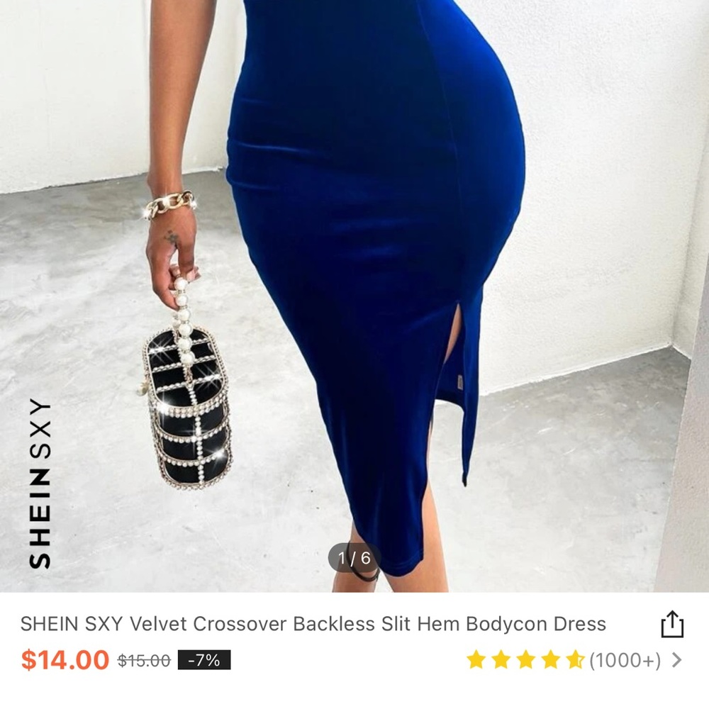 Shein large blue
